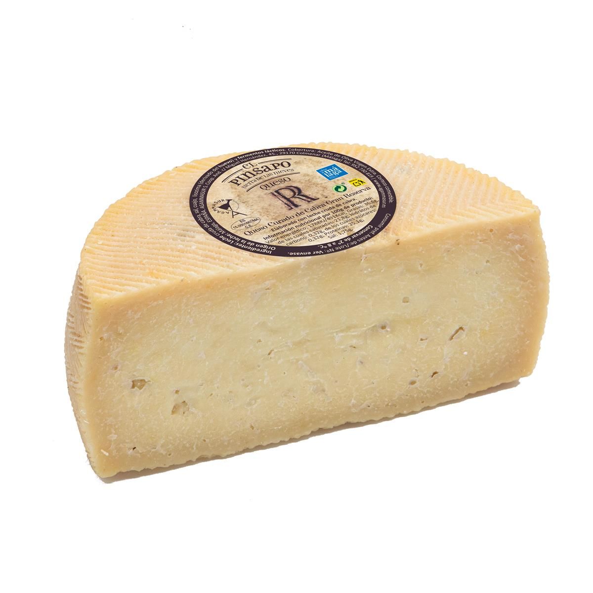 Medio Queso de Cabra Gran Reserva El Pinsapo- Sierra de las Nieves 1300 g aprox