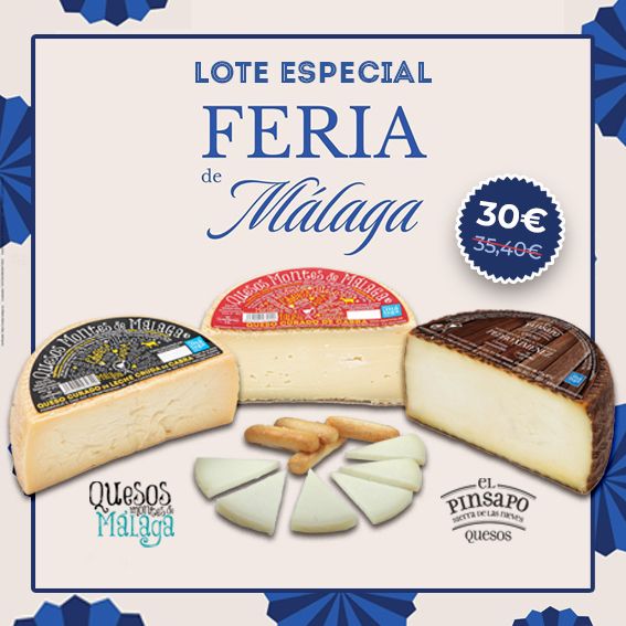 Lote de quesos de cabra de Málaga